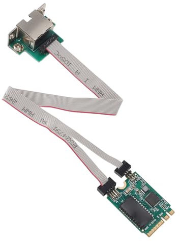 M.2 2.5GB Network Card, 2.5G/1000/100Mbps, Internal Computer Networking Cards Stable and for 7, 8,10,11