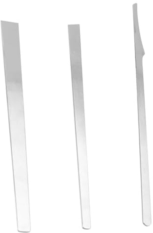 VICASKY 3 Stück Pediküre Edelstahl Nagelpflege Werkzeug Fußnagelpflege Nagelhautentferner Nagelpflege