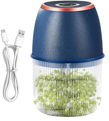 ETUCYNG Taglierina per aglio elettrico | Robot da cucina 350 ml con grattugia per verdure | Macchina per tritare le cipolle portatile per verdure, cibo, zenzero, peperoncino, frutta, aglio, cipolle,