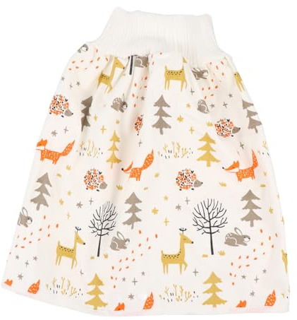 BAZEITFLOW Pantalones Impermeables para Entrenamiento de Ñiño Falda de Pañal, Algodón Transpirable y Cintura Alta, Ideales para Actividades al Aire Libre