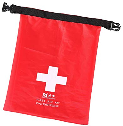 Tenlacum Trousse de Premiers Secours étanche Rouge 1,2 l