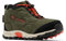 Columbia Firecamp Mid 2 WP wasserdichte Wanderstiefel für Kinder, Grün (Nori x Red Quartz C), 25 EU
