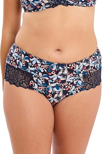 Sans Complexe - Modèle Flora - Shorty - Femme - 42/44 - Imprimé Floral Bleu & Rose Pale