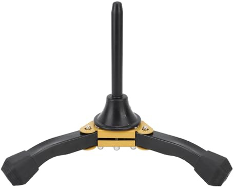 Supporto per clarinetto portatile, antiscivolo, pieghevole, per flauto, oboe, sassofono, struttura in acciaio