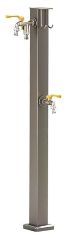 Colonne d'eau extérieure en acier inoxydable Pompe à carburant pour tuyau d'arrosage avec protection contre le gel