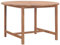 CINDERFUL Garten-Esstisch Ø110x75 cm Massivholz Teak Gartenmöbel