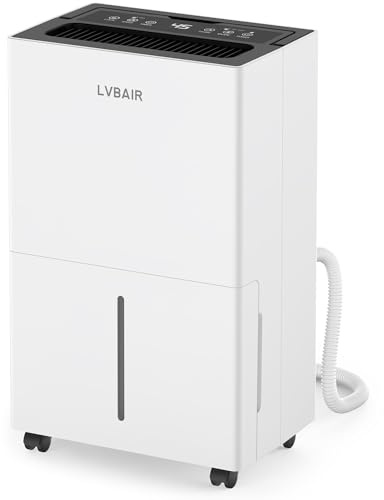 Deumidificatore 20L/giorno – potente deumidificatore elettrico, risparmio energetico, portatile, 3 modalità e controllo intelligente dell'umidità, dehumidifier elettrico