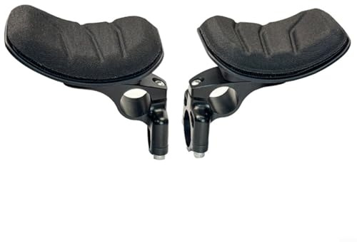EXTRWORY Bicycle Handlebar Rest Pad Aluminum Alloy 7575 CNC Anti-Slip Clamp For Road Mountain Track For TT Bike Cycling Training(22.2)