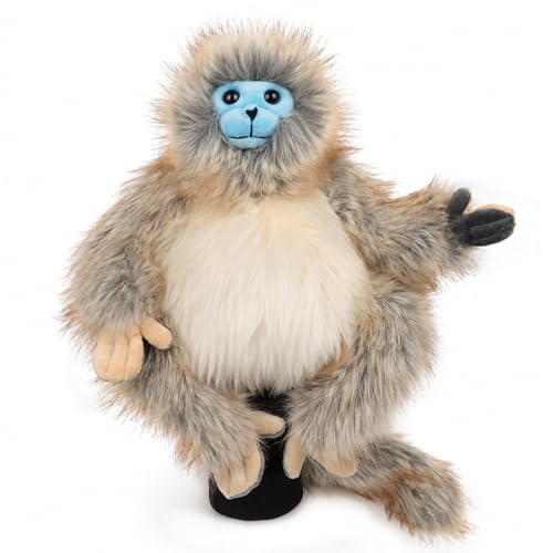 Craftsman Golf Lifelike Golden Snub-Nosed Monkey Soft Realistic Plush Animal Driver Fairway Wood Cover Headcover Golfer Gifts for Men Women