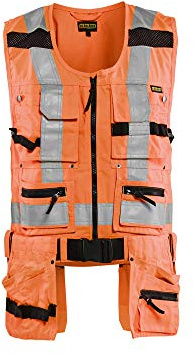 Blaklader 303218045300XL - Gilet per attrezzi ad alta visibilità, colore arancione, taglia XL