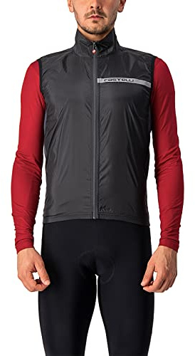 Castelli 4521512 Squadra ST. Vest Sports Vest Hombre Black Tamaño S