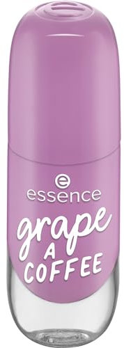 essence gel nail colour, Nagellack, Nr. 44, Violett, langanhaltend, Expressergebnis, schnelltrocknend, glänzend, acetonfrei, vegan, ohne Mikroplastikpartikel, ohne Konservierungsstoffe, 1er Pack (8ml)