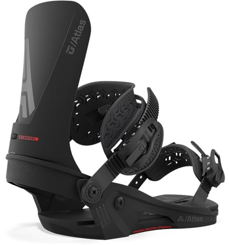 Union - Atlas Black Snowboardbindningar för män - storlek m - svart