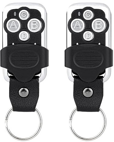 Lot de 2 télécommandes pour ouvre-porte de garage Chamberlian TX4RUNI TX2REV 84335EML 84333E 94333E Compatible avec Chamberlian MotorLift Ouverture de porte de garage ML1000EV/ML700EV/ML800EV/ML510EV