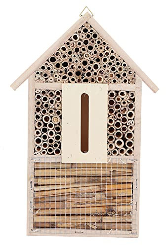 Hotel Per Insetti in Legno Naturale, Casette Per Insetti Per Il Giardino, Casetta Per Api da Falegname, Hotel Per Api, Casa Per Impollinatori, Casa Per Coccinelle Per Giardino, Casa Per Farfalle, Hote