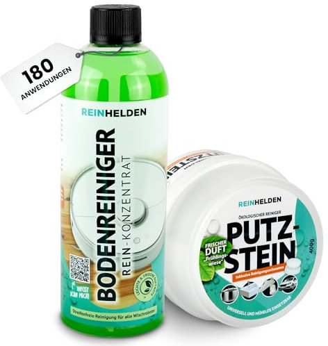 REINHELDEN Set aus Bodenreiniger und Putzstein mit Frühlingswiesenduft