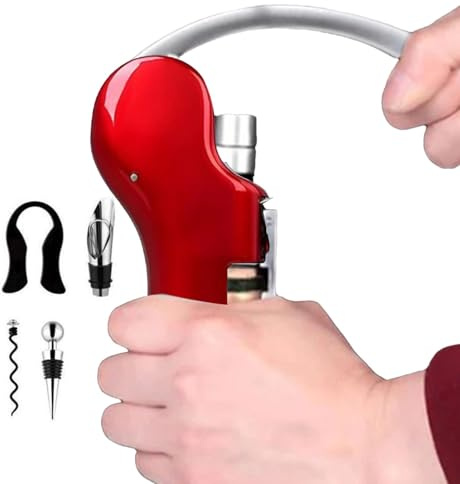 Professionell vinöppnare set, manuell vinöppnare uppsättning | 5X metall servitör korkskruv set - Home Swan Shape flasköppnare med skärare vin dumper