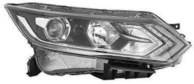 Repiauto Faro delantero derecho H9/H11/WY21W LED compatible con Nissan Qashqai 2 fase 2 2017-2021