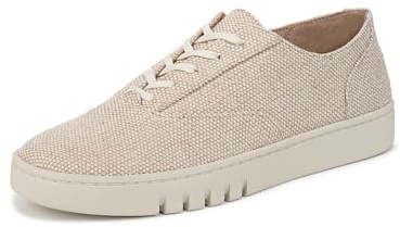 Vionic Callie Oxford Shoes Natural Linen Canvas 9 W
