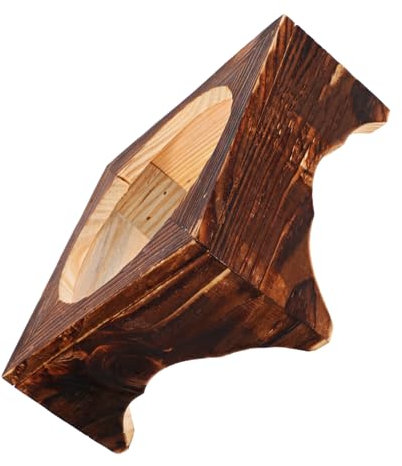 Alipis Stein Tontopf Mit Holzrahmen Schmortopf Mit Deckel Bratpfanne Kochgeschirr Unterschale Mit Deckel Steinoptik Schüssel Gärkörbchen Für Brot Gärkörbchen Für Sauerteig