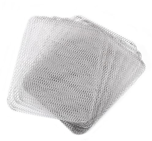 10pcs/pack Nonstick BBQ Grill Mesh Mat Disposable Aluminum Liner Camping Barbecue Tools Perfect for Outdoor Barbecue Party BBQ Net