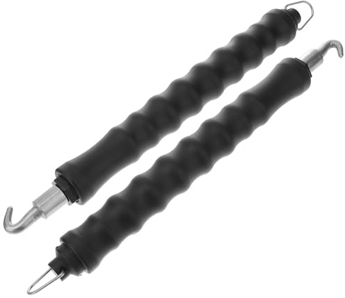 KOMBIUDA 2 pièces Outil Torsion Fil Automatique Pince à Torsader Fil Acier Robuste pour Fixation Armature et Clôture Crochet Semi-automatique Noir Ergonomique