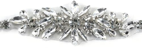 ACOLY Cinturón de Boda, cinturón Nupcial con Diamantes de imitación, para Novia, Dama de Honor, graduación y Fiesta