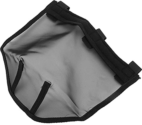 Acouto Máscara contra Moscas de Caballo con Cubierta de Red para la Nariz, Material Teslin para Comodidad Transpirable, Protección contra Moscas para Caballos y Ponis (M)