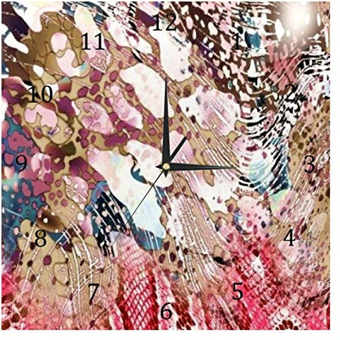 BestIdeas, orologio da parete a forma di bilancia a forma di pesce reticolata a batteria, per camera da letto, soggiorno, cucina, ufficio, decorazione per la casa, silenziosa e senza ticchettio