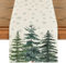 Artoid Mode Kiefern Schneeflocken Weihnachten Tischläufer, Saisonnal Winter Küche Tisch Dekoration Drinnen Urlaub Party Dekor 40x300 cm