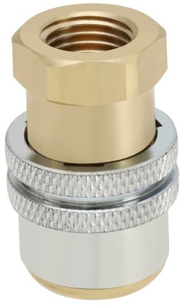 LT Easiyl Selbstsicherndes Reifenfüllfutter, geschlossener Durchfluss, selbstsichernd, pneumatisches Bohrfutter, Kompressor-Zubehör für Reifenfüller, Luftkompressoren, Luftzubehör-Sets