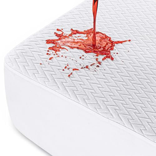 Utopia Bedding Matratzenschoner 180 x 200 x 30 cm Wasserdicht Viskose, Matratzenschoner, Oeko-TEX Zertifiziert Matratzenauflage Atmungsaktiv