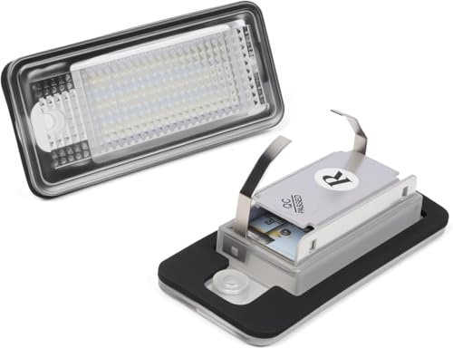 MIKKUPPA LED registreringsskyltbelysning för Audi A3 A4 A5 A6 A8 Q7 S3 S4 S8 RS4 RS6