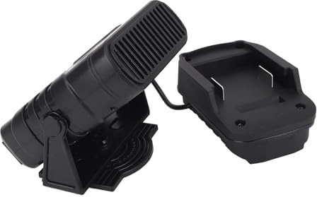 SEAFRONT Batteridriven Värmare Bärbar Rymdvärmare med Dubbel USB, 2 Tempinställningar Trådlös Uppvärmning för BL1830 BL1850 BL1840 BL1845 BL1815 -batteri