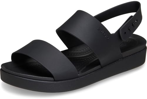 Crocs, Women, Brooklyn Backstrap Low Low, Black, 6 UK Women