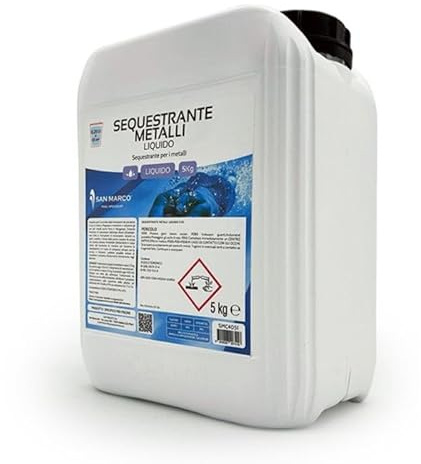 Sequestrante per metalli liquido piscina San Marco da 5 lt