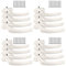 16 x Alu Fenstergriff in Creme RAL 9001 - Stiftlänge 40mm