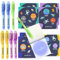 BONNYCO UV Stift und Notizbuch 8 Stück Weltraum Mitgebsel Kindergeburtstag | Weltraum Kindergeburtstag Gastgeschenke, Adventskalender und Kleine Geschenke für Kinder, Geburtstagsdeko Astronaut