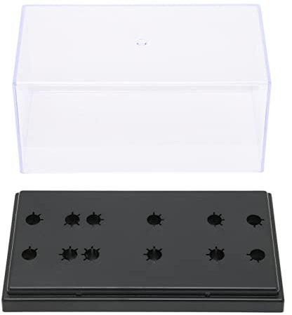 Leapiture Phonographenkopf-Aufbewahrungsbox Plattenspieler Tonabnehmerhalter High End Phonographenkopf Langnadel-Rack-Display-Musterbox Plattenspieler Zubehör