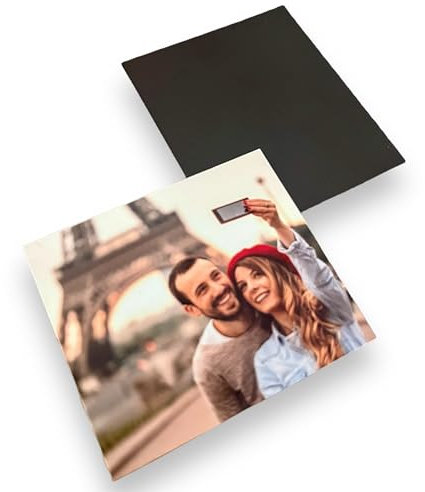 Foto IMAN Nevera Personalizado con Foto y Texto 6x5cm .Flexibles, Regalo Original. Pack 6