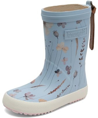 Bisgaard Bottes de pluie tendance unisexes pour enfant, Fleurs de lavande, 26 EU