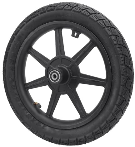 14 x 2.125 Electric Bike Tire, Rubber with Rim & Inner Tube, Suitable for Electric Scooter, Tricycle, Off Road