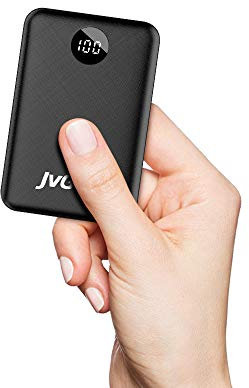 JVGoal Power Bank 10000mAh Portable Charger 3 Outputs 2 Inputs, Type-C Input & Output External Battery Pack Compatible with iPhone 17 16 15 14 13, iPad, Samsung, Tablet, Heated Vests and More (Black)