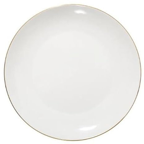 Secret de Gourmet - Lot de 6 Assiettes Plates Petit Salon 27cm Blanc