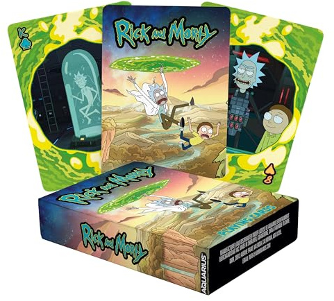 AQUARIUS Rick and Morty Spielkarten Scenes