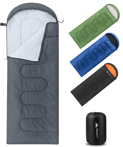 Forceatt Schlafsack Outdoor Schlafsack kleines packmaß Sommerschlafsack Deckenschlafsack Camping, Reise, Festival Geeignet für Verschiedene Jahreszeiten(1.2KG)