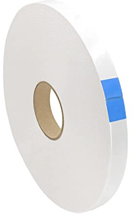 Kleberino Spiegelklebeband doppelseitig stark klebend | 1mm dick | Universal Montageklebeband | Industrieklebeband für Holz, Metall, Kunststoff ect (6mm x 5m)