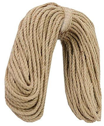 Corda for bondage, corda da giardino, corda di canapa (6 mm), 30 metri (98 piedi) for materiali da imballaggio fai da te artistici