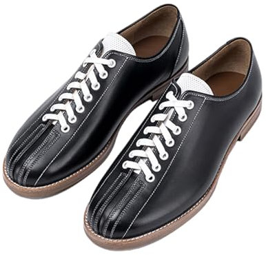 Fooceoute Zapatos de Bolos,Zapatillas Deportivas Bowling,Zapatos De Bolos Interiores,Zapatos De Bolos Hombre,Zapatillas De Bolos,Bowling Shoes,Unisex,Antideslizantes,para Hombres,Mujeres Adultos