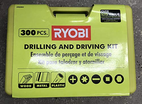 RYOBI 300 Piece Drill and Drive KIT A983002